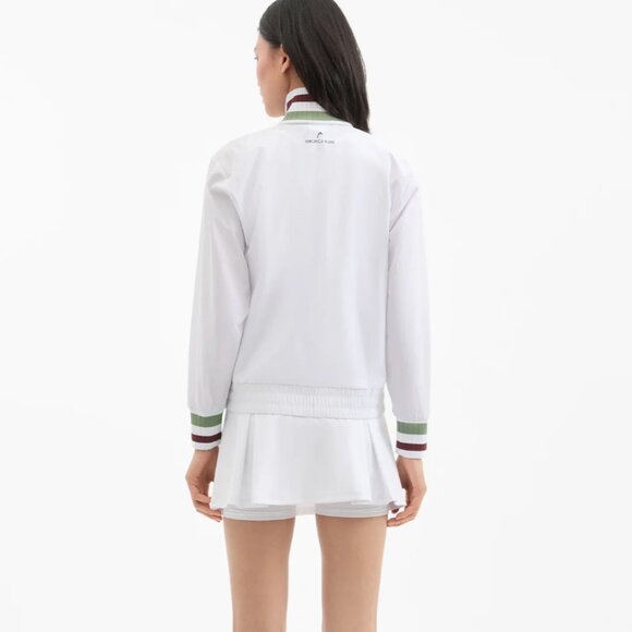 VERONICA BEARD x HEAD Volley Track Jacket White $298 Like New Small - Picture 5 of 6